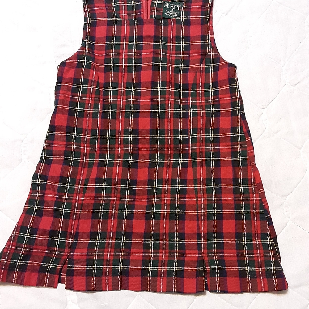 Children's Place Plaid Dress Girls 4